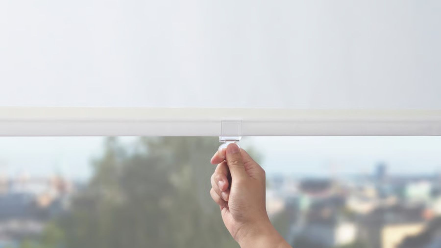 Detalle del estor Backmott de IKEA.