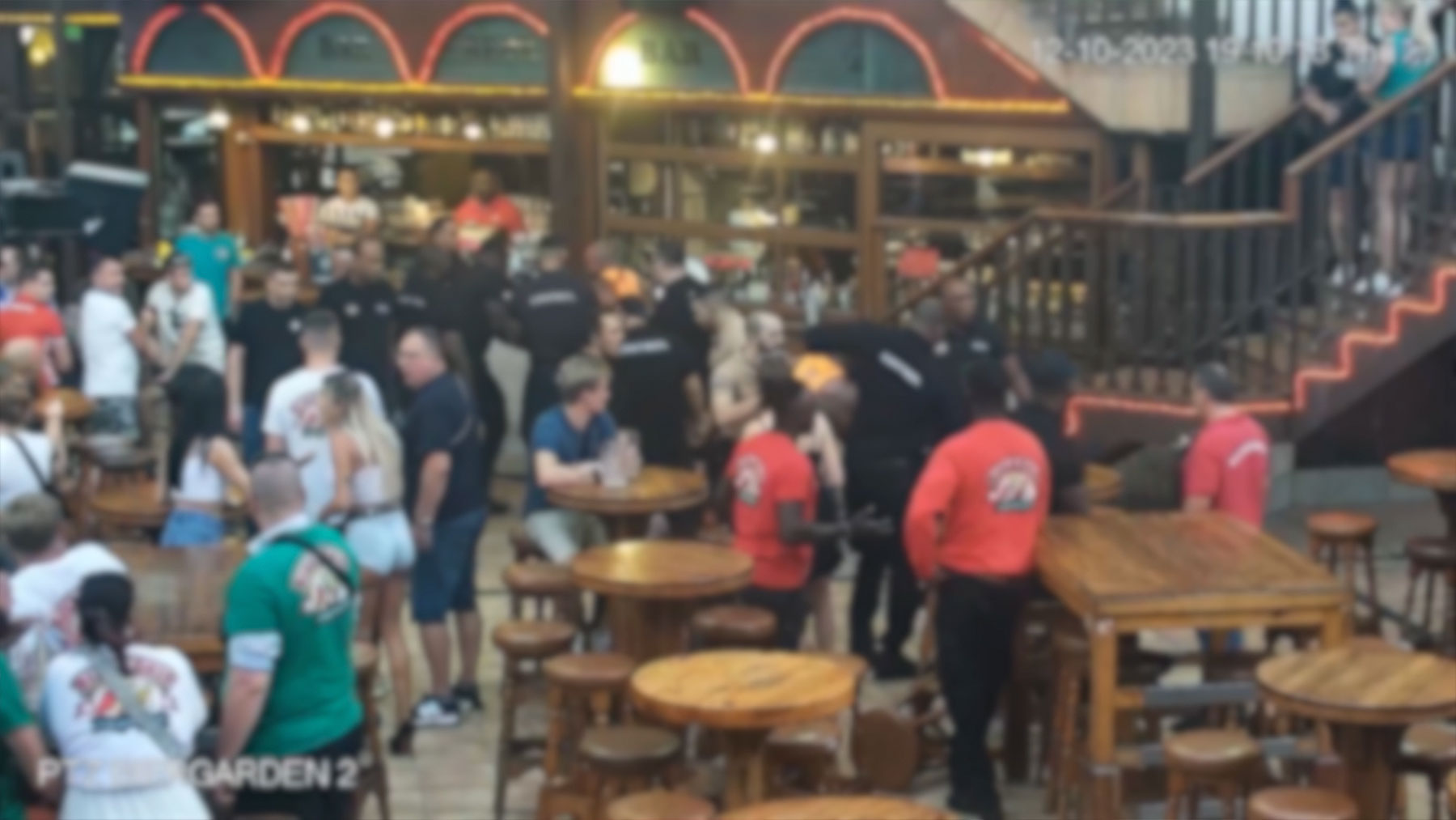 Así fue el brutal ataque de un grupo de porteros a un líder de la banda motera Hells Angels en Palma