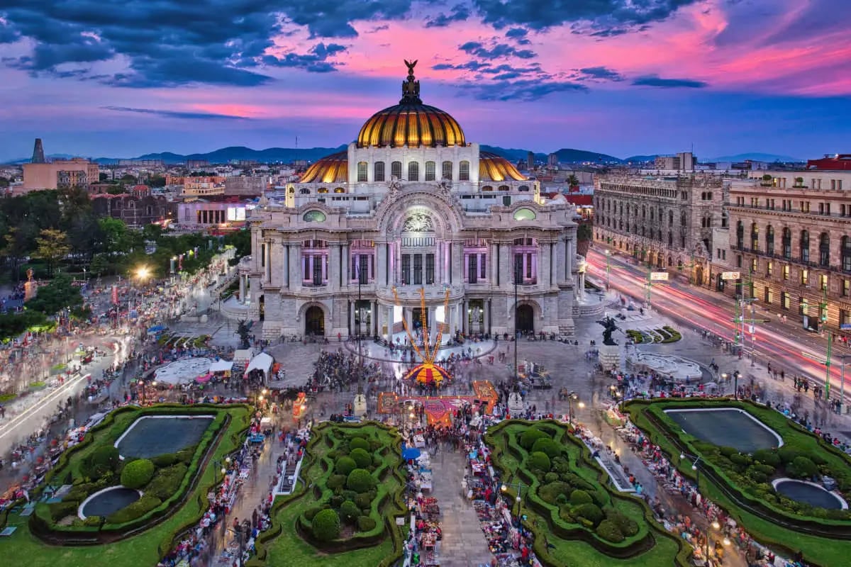Ciudad de México, una de las ciudades mencionadas en la lista de Fodor’s Travel.
