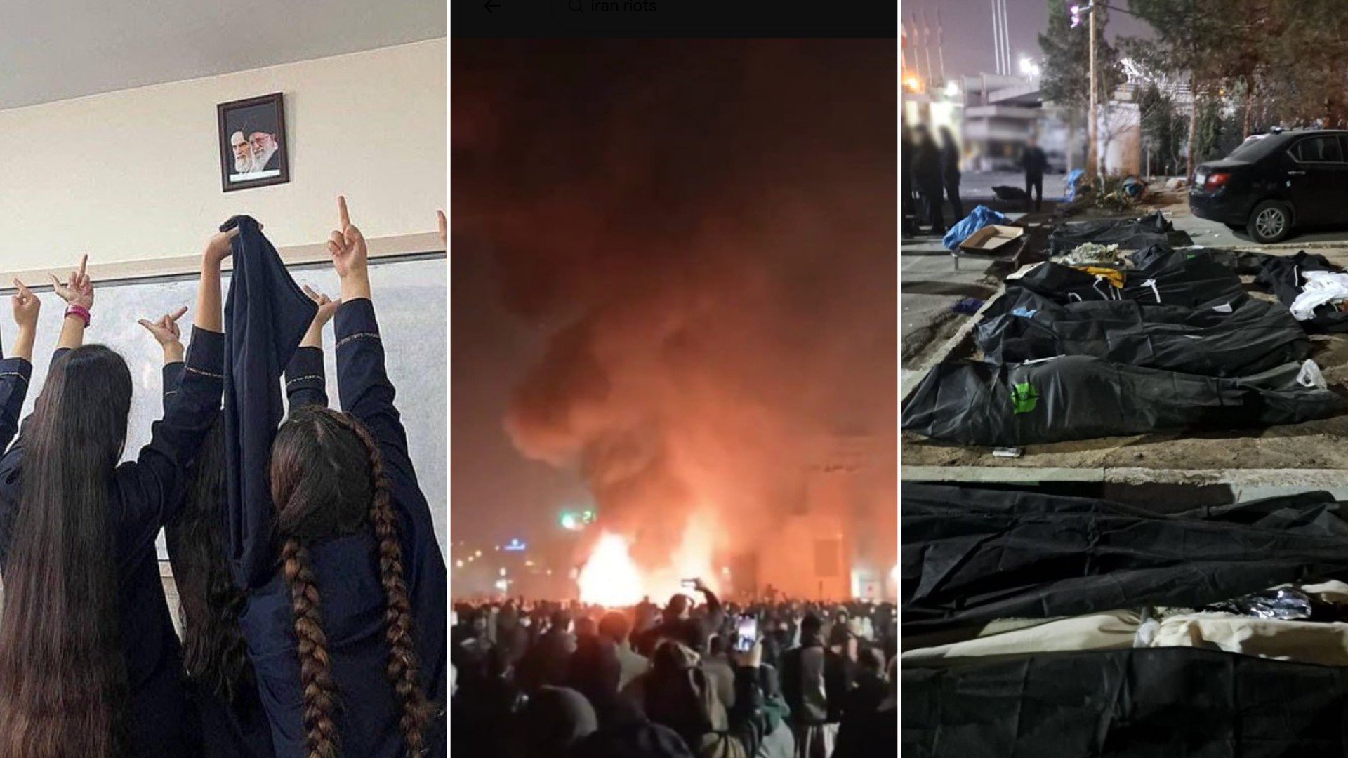 El horror se agrava en Irán: denuncian más de 12.000 muertos y morgues colapsadas