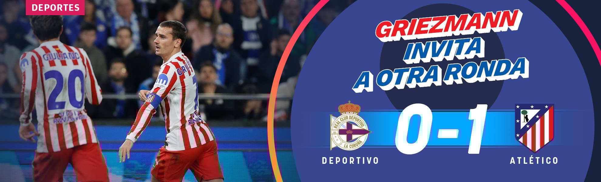 Griezmann invita al Atlético a otra ronda