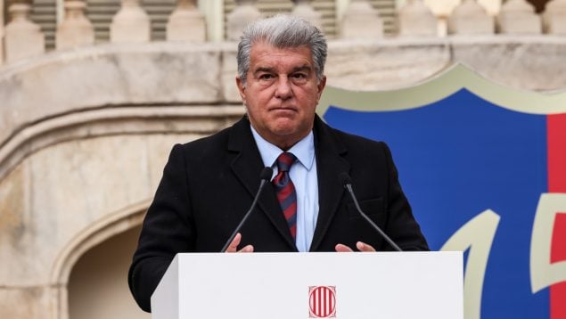 Joan Laporta, en un acto institucional.