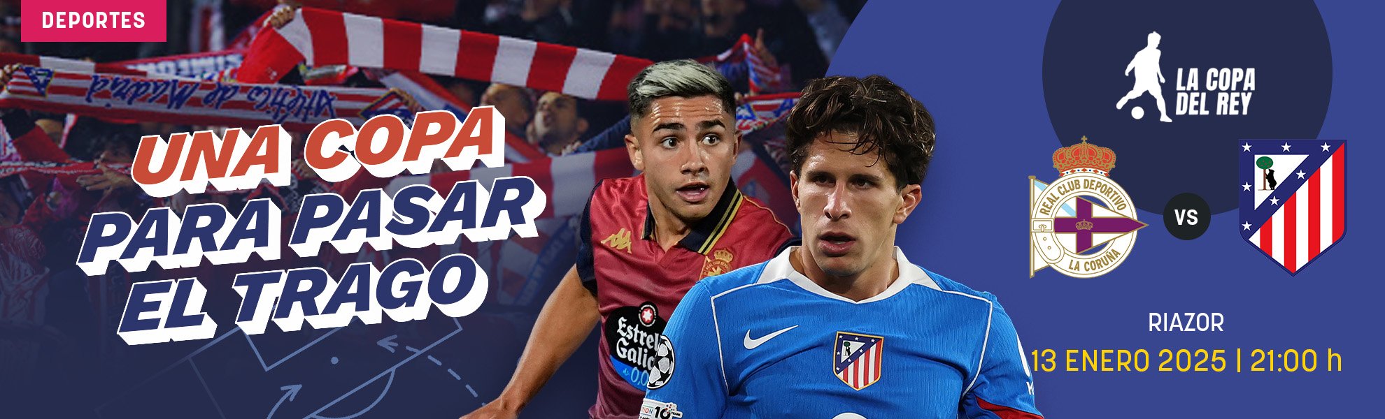 Deportivo-Atlético: una Copa para pasar el trago