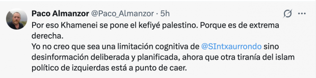 Intxaurrondo Ir&aacute;n ultraderecha