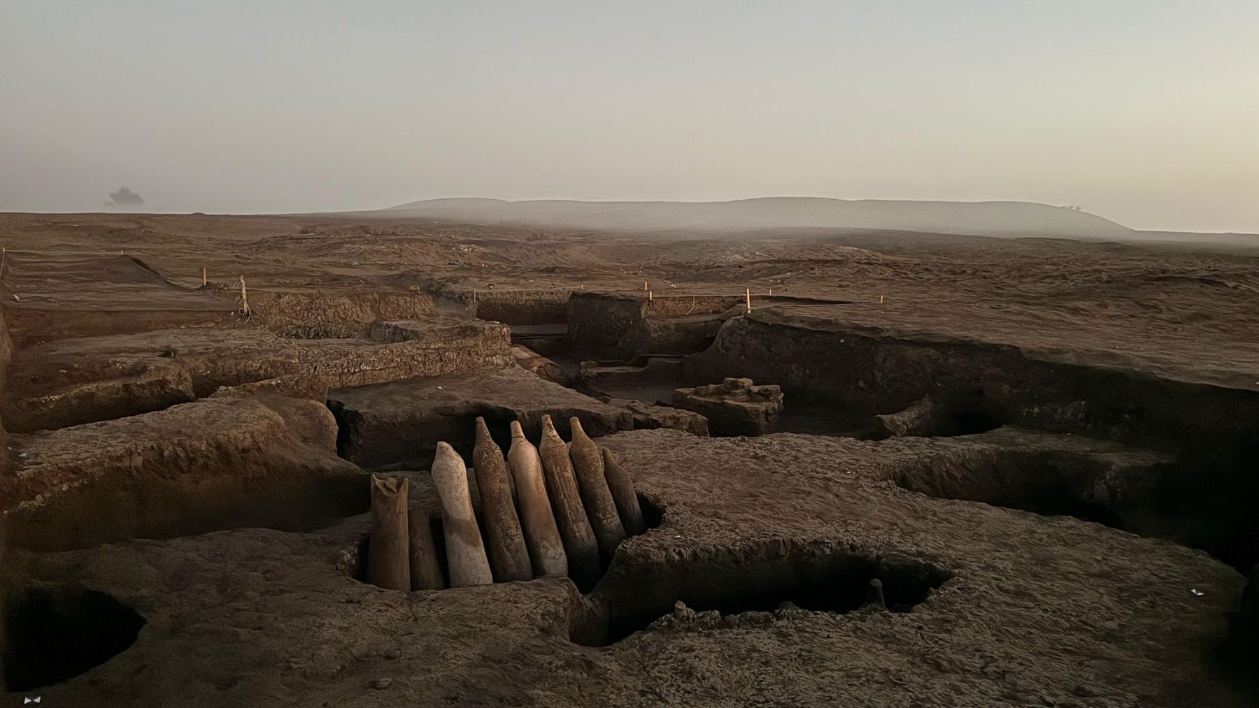 Shock arqueológico en el Antiguo Egipto: aparecen restos de una fábrica de pescado y talleres de hace 2400 años