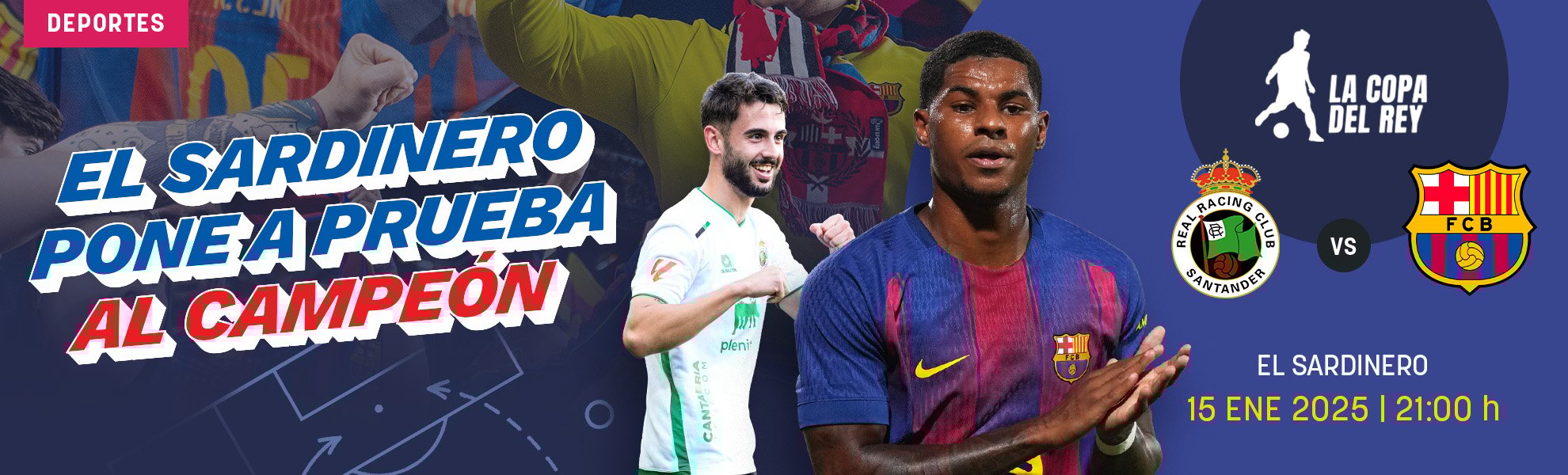 Racing de Santander-Barcelona: el Sardinero pone a prueba al campeón