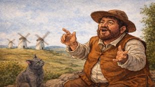 Origen refrán buscar tres pies al gato en El Quijote, refranero español en El Quijote, andar buscando tres pies al gato en El Quijote, cuántos pies tiene el gato en el refrán.