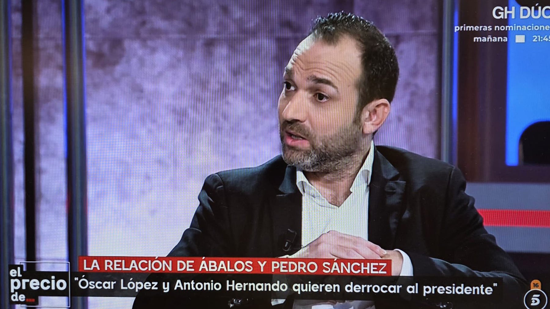 Víctor Ábalos: Antonio Hernando y Óscar López se están moviendo para traicionar a Sánchez, quieren derrocarlo