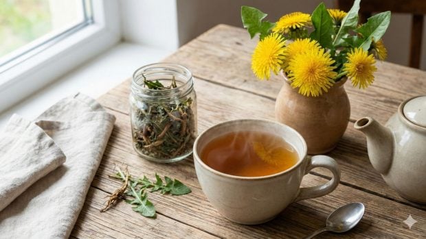 Infusi&oacute;n de diente de le&oacute;n