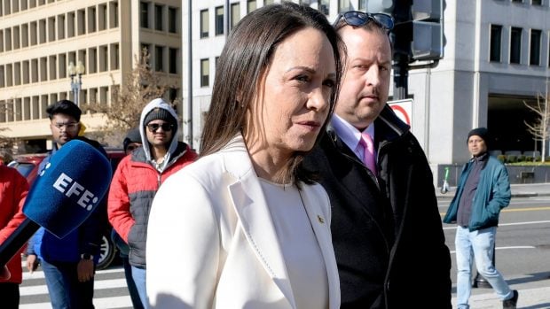 Corina Machado Trump Nobel, Mar&iacute;a Corina Machado