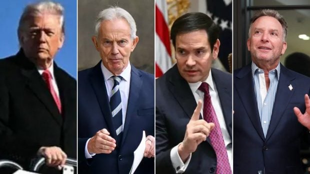 Trump Gaza Toni Blair, Marco Rubio, Steve Witkoff, Jared Kushner, Junta de Paz,