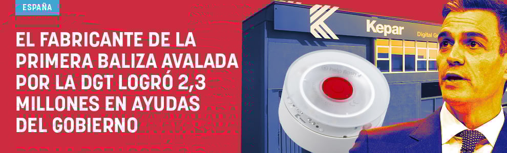 El fabricante de la primera baliza avalada por la DGT logró 2,3 millones en ayudas del Gobierno