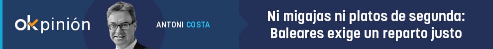 Ni migajas ni platos de segunda: Baleares exige un reparto justo