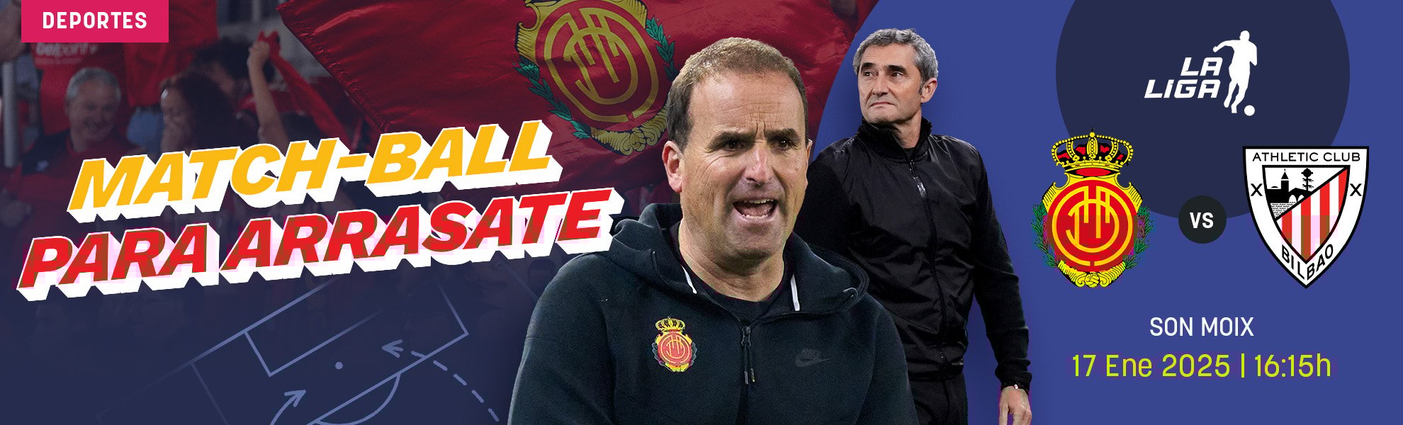 Mallorca-Athletic: match-ball para Arrasate