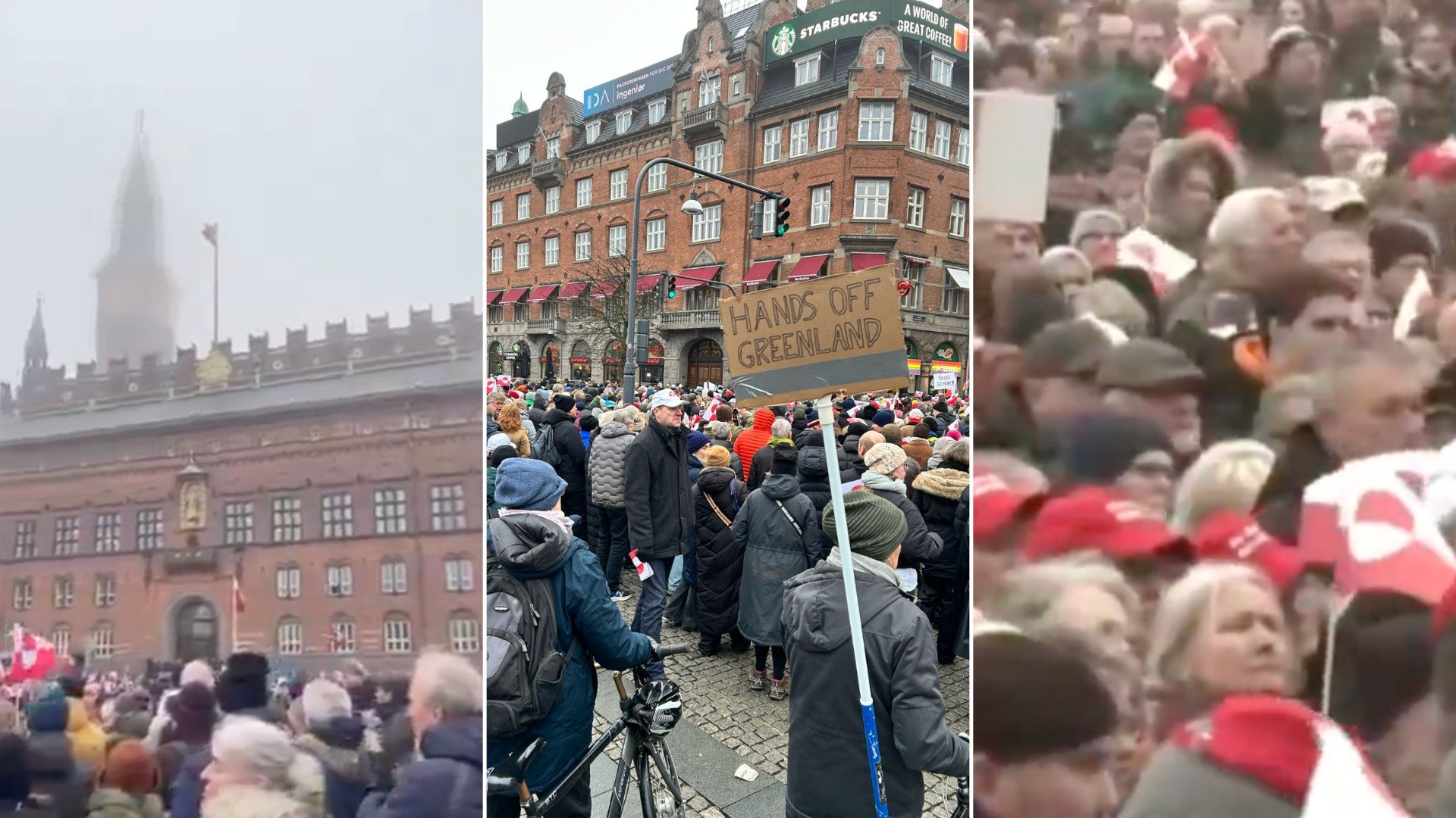 Protestas masivas en Dinamarca contra el plan de Trump sobre Groenlandia