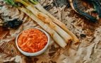Los calçots con salsa Romesco