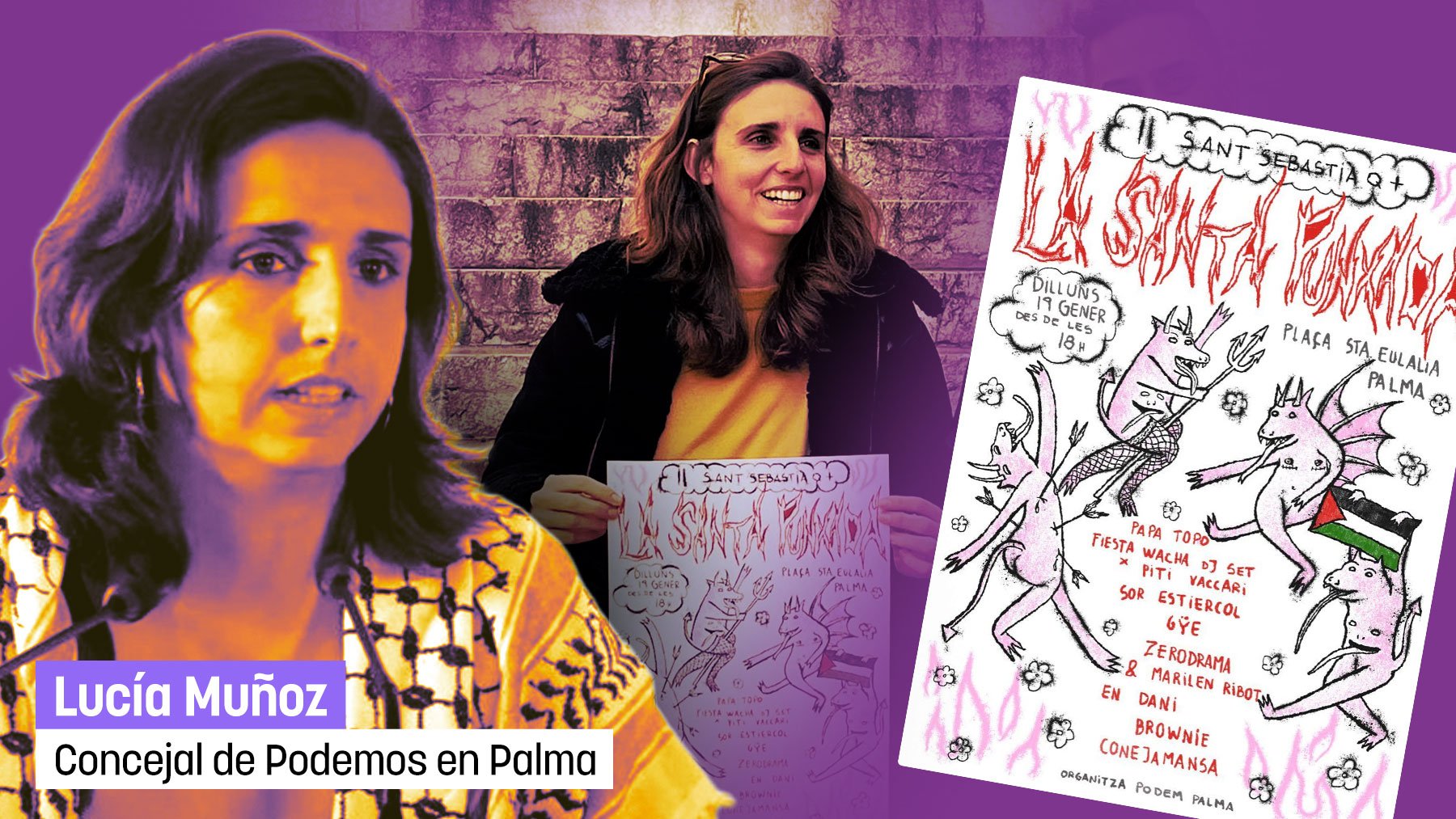 Podemos se ríe del luto por la tragedia de Córdoba y mantiene su agenda festiva por Sant Sebastià