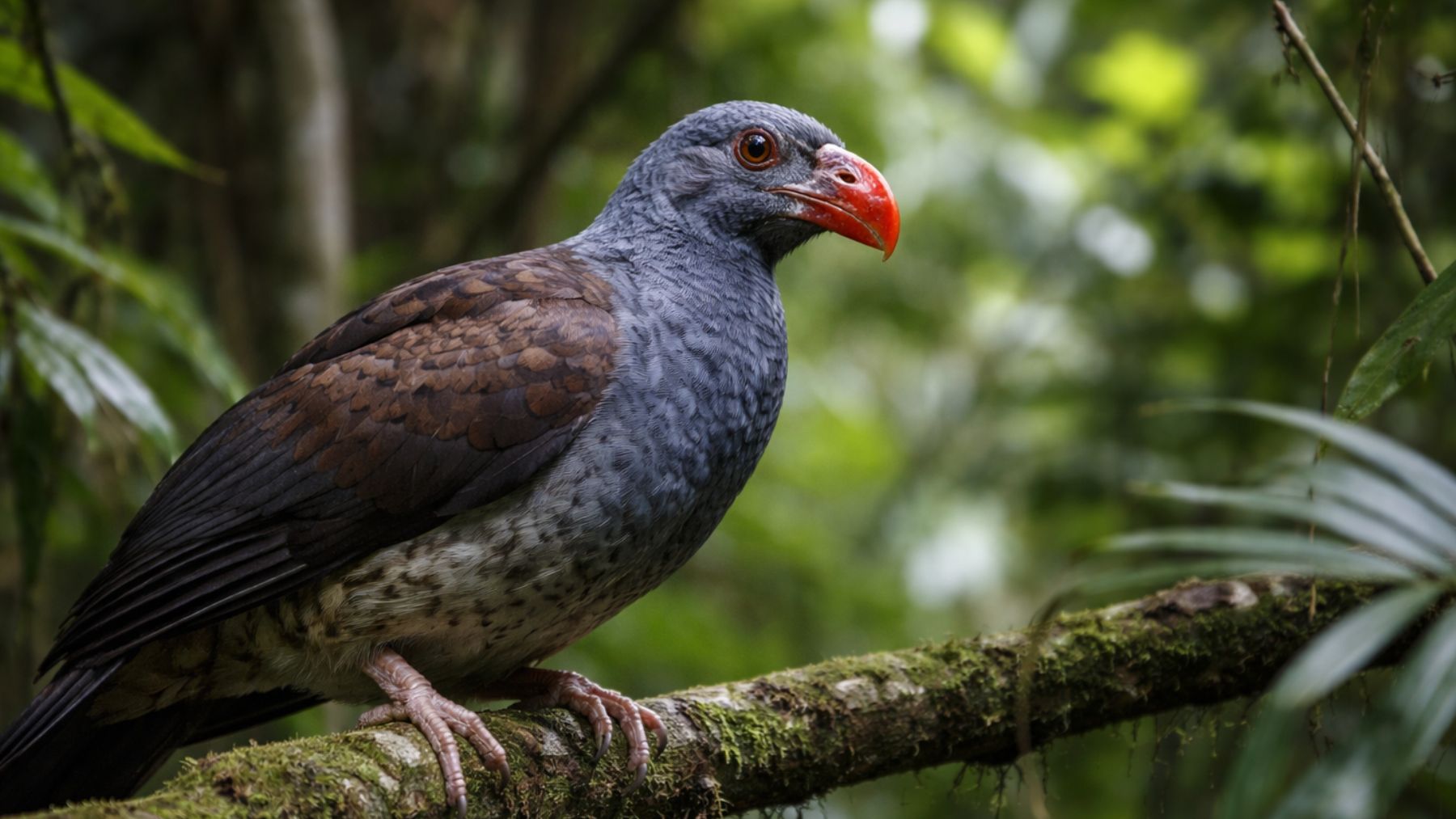 Recreación artística de la paloma manumea. Foto: elaboración propia