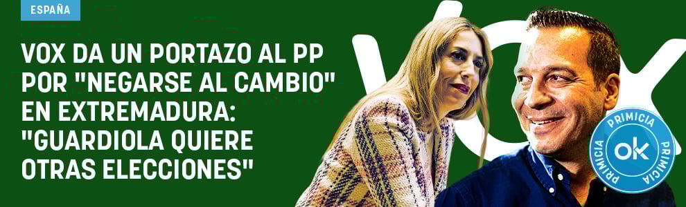 Vox da un portazo al PP por negarse al cambio en Extremadura: Guardiola quiere otras elecciones
