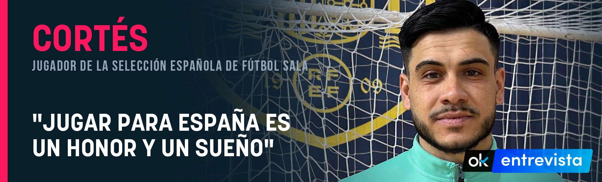 Cortés, jugador de la selección española de fútbol sala: Jugar para España es un honor y un sueño