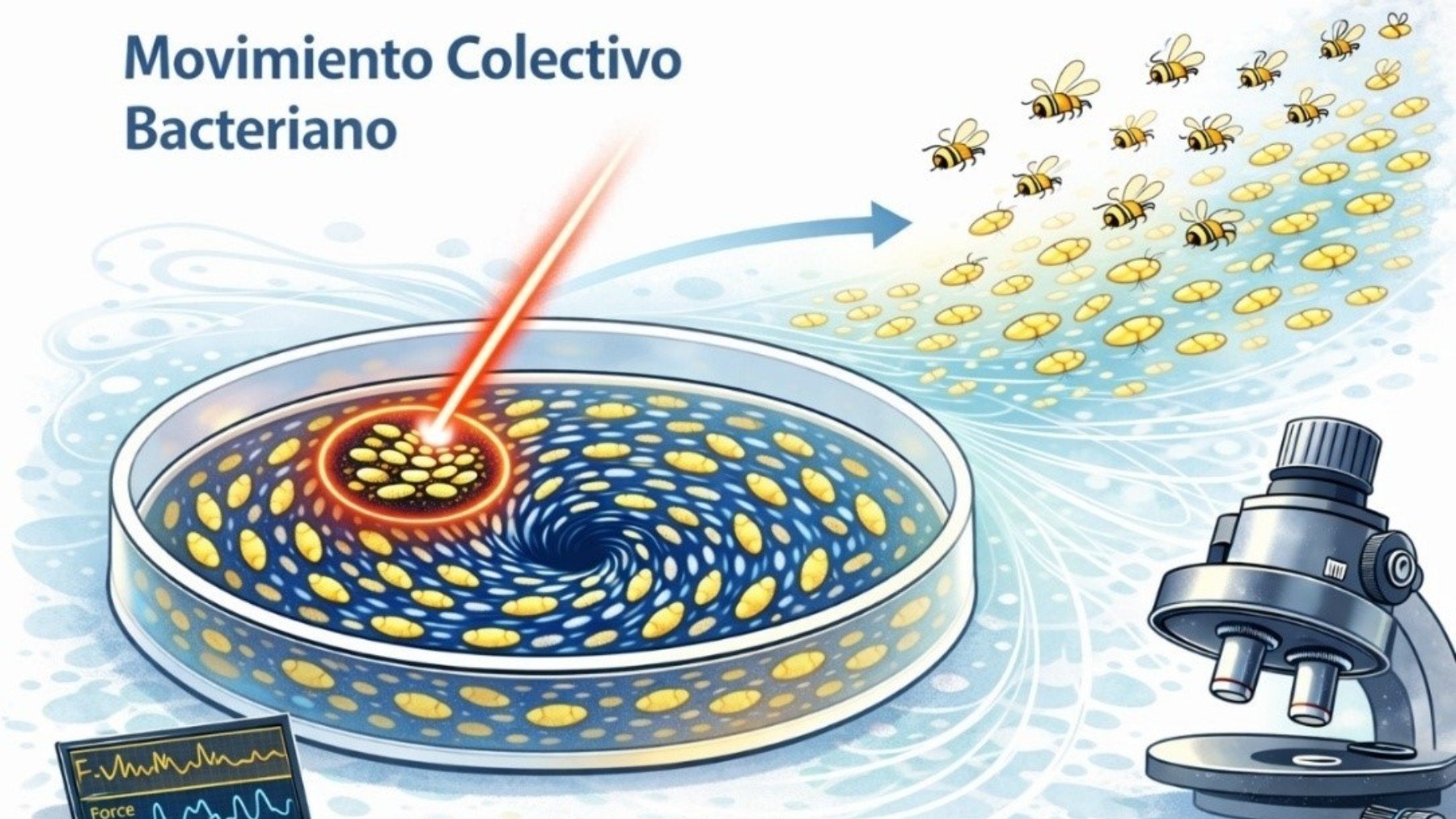 España revela cómo se mueven las bacterias: un hallazgo que puede frenar las infecciones resistentes