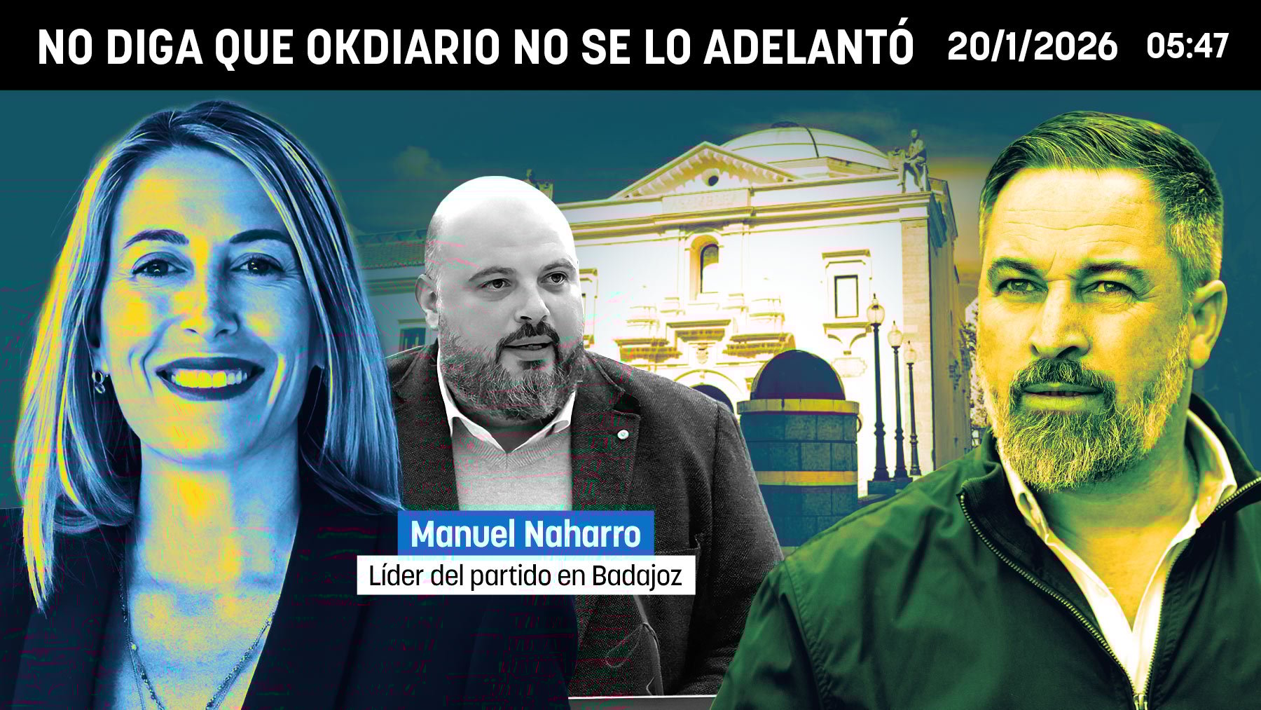 El PP elegirá como presidente de la Asamblea de Extremadura a Manuel Naharro si no hay acuerdo con Vox