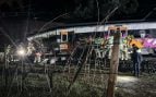 Tren de Rodalies accidentado en Cataluña.
