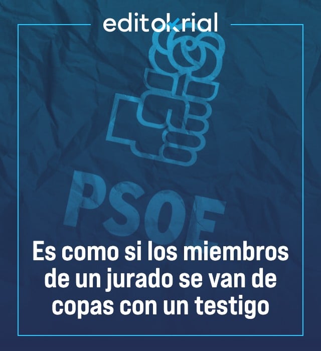 Es como si los miembros de un jurado se van de copas con un testigo