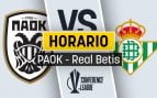 PAOK Betis horario
