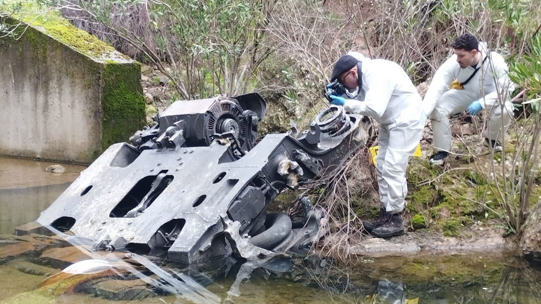 La pieza misteriosa del accidente de Adamuz: Guardia Civil ya la había mapeado con drones y la custodiaba