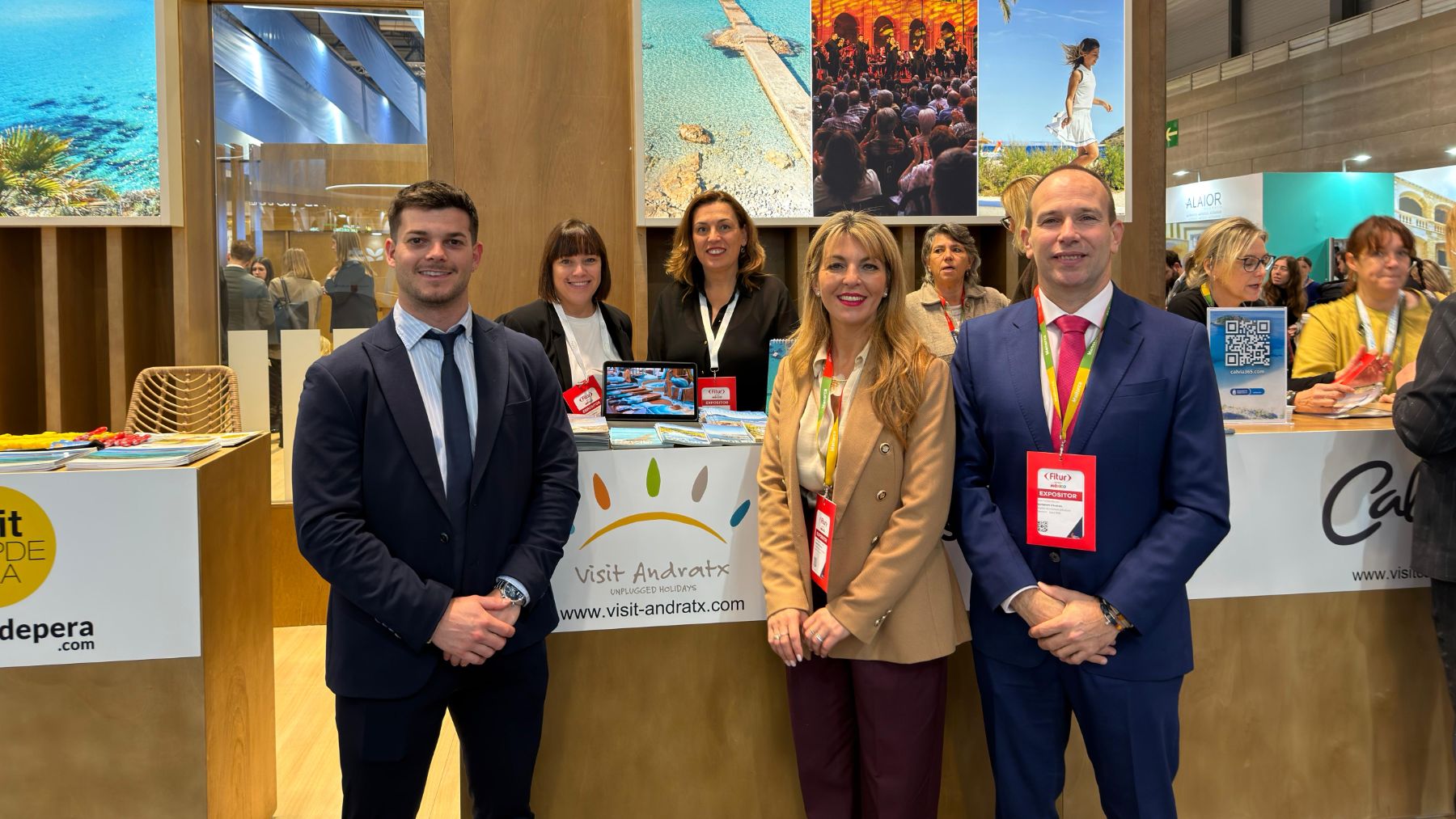 La delegación de Andratx llega a Fitur para presentar su apuesta por un turismo los 365 días del año