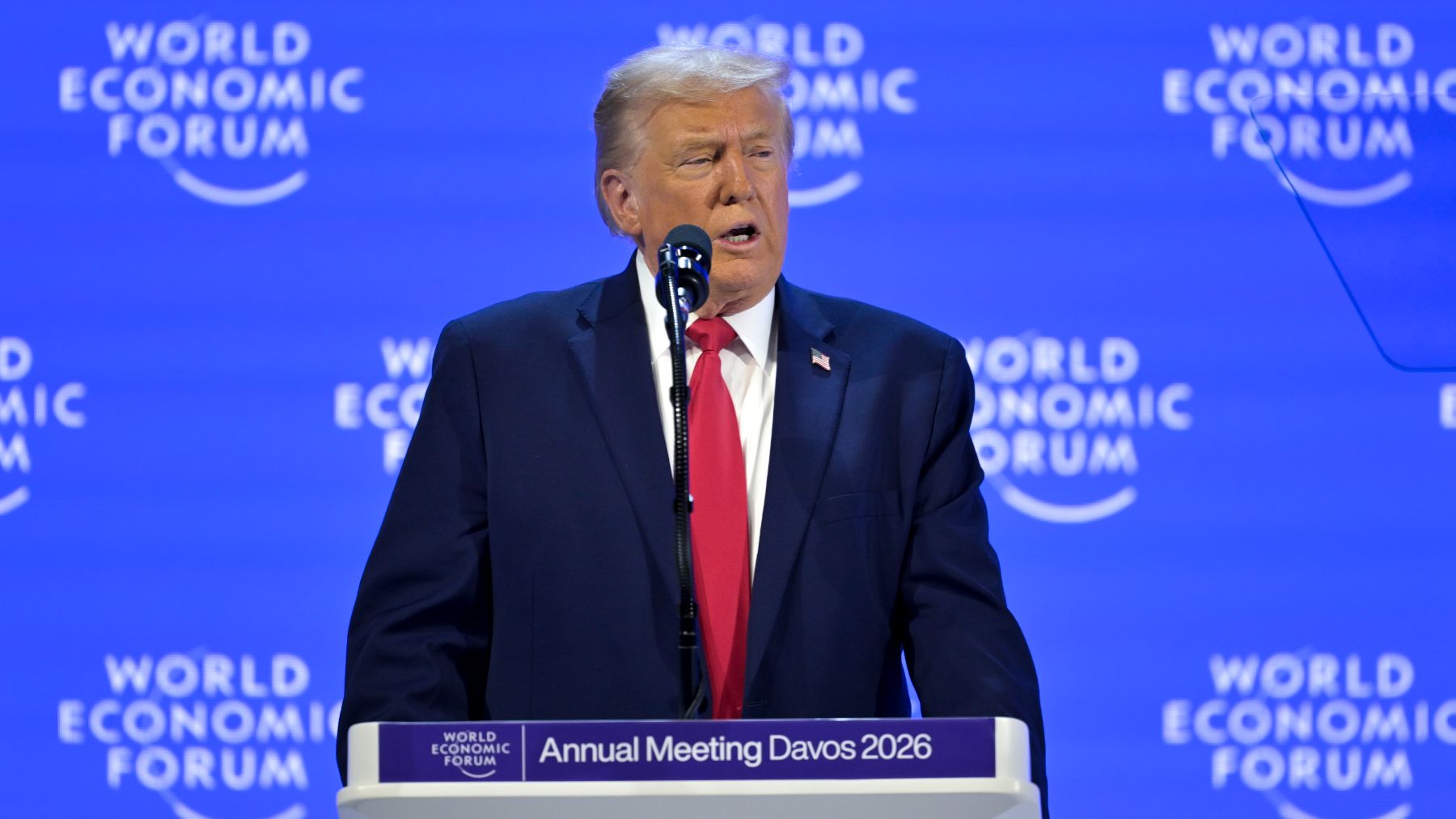 Huracán Trump en Davos: Europa no va en la buena dirección y sólo EEUU puede proteger Groenlandia