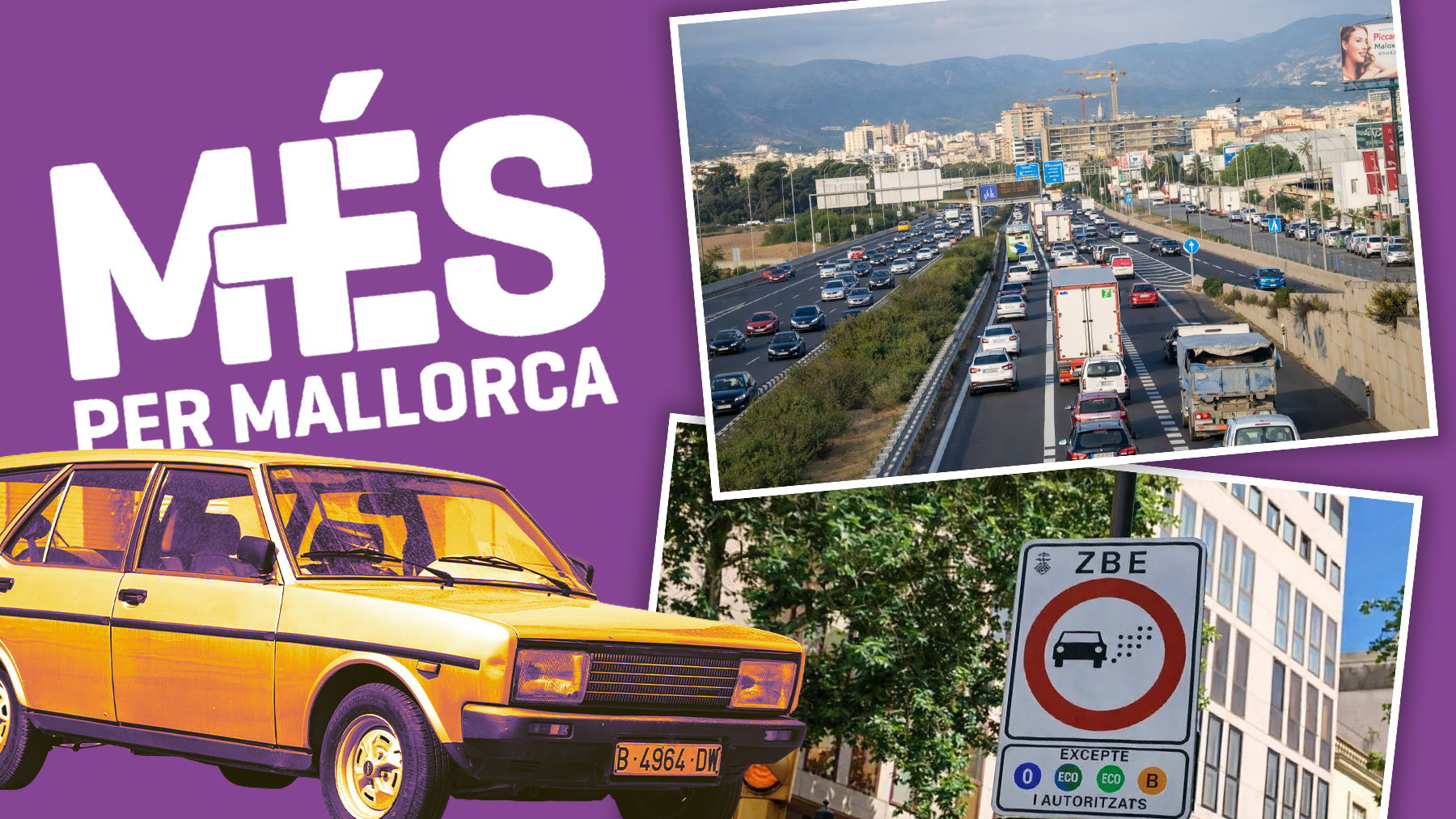 Més quiere castigar a las clases más desfavorecidas sin poder entrar a Palma con un coche antiguo