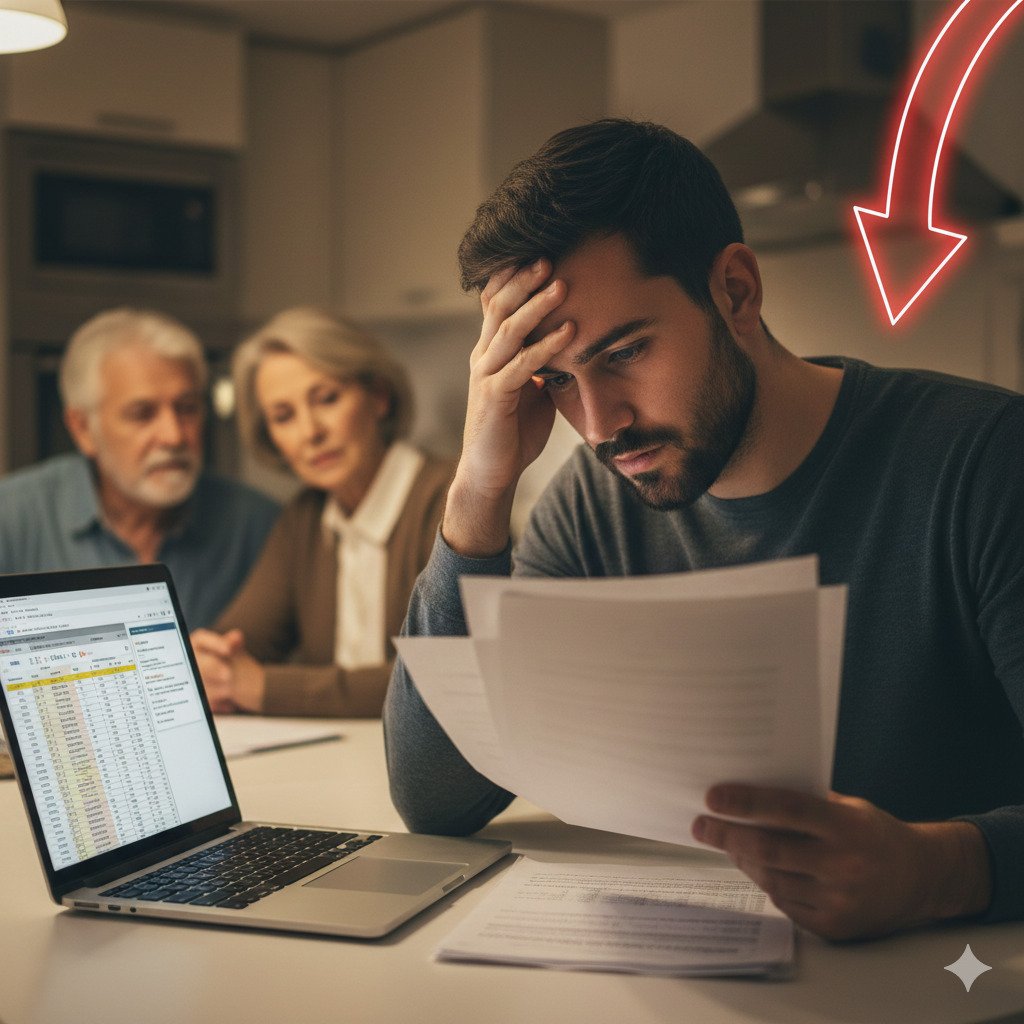 Hacienda va a por ti si vives en casa de tus padres: el impuesto oculto que tienes que pagar