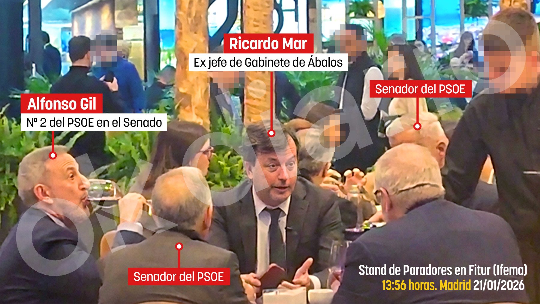 Senadores del PSOE en la