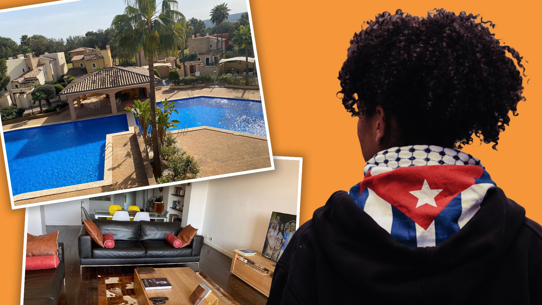 Una okupa cubana con dos niños se atrinchera en una vivienda de lujo con piscina en Mallorca