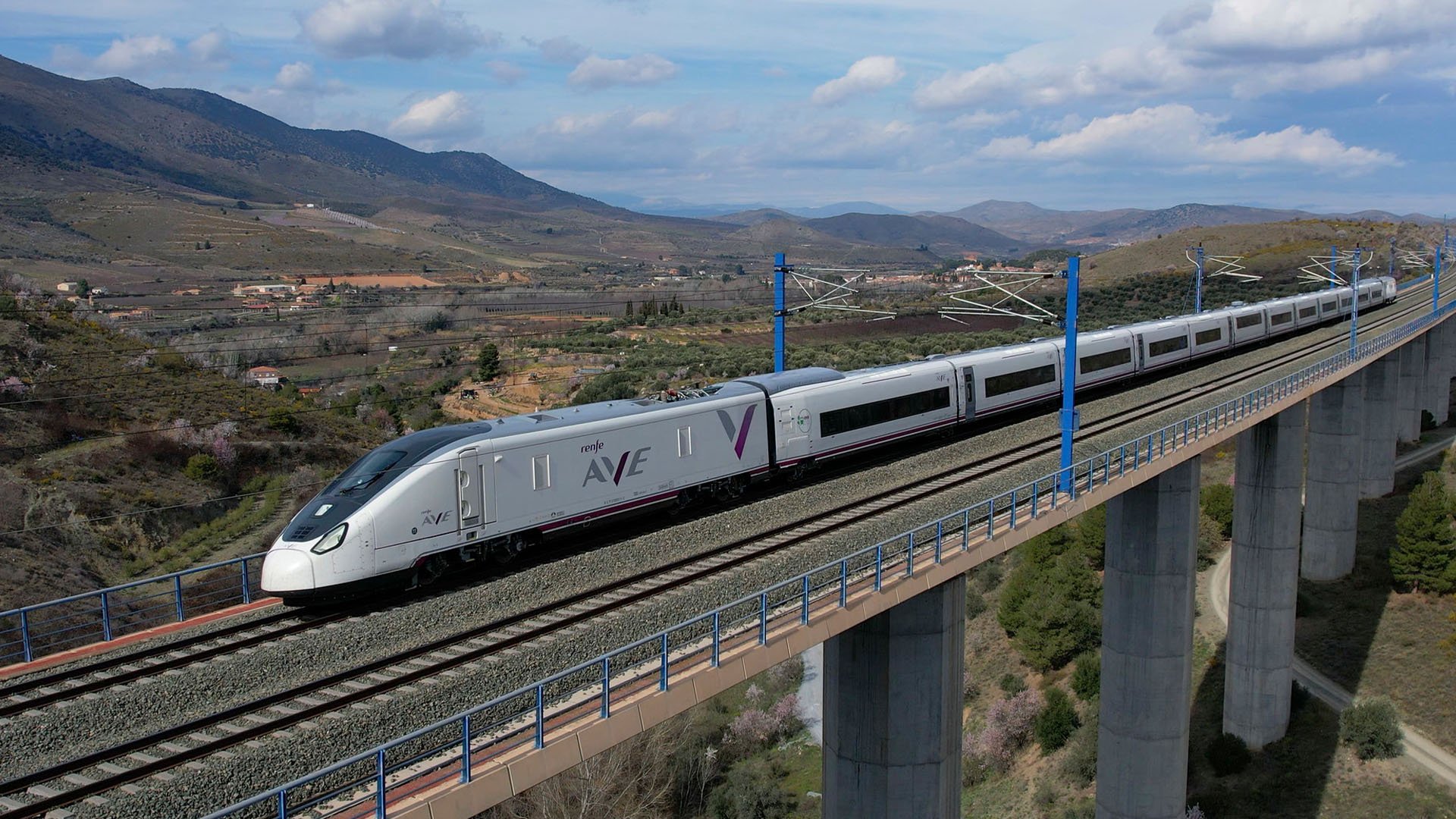 Tren de Alta Velocidad en la red española.