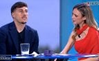 Borja y Almudena en el debate de La isla de las tentaciones. (Mediaset)