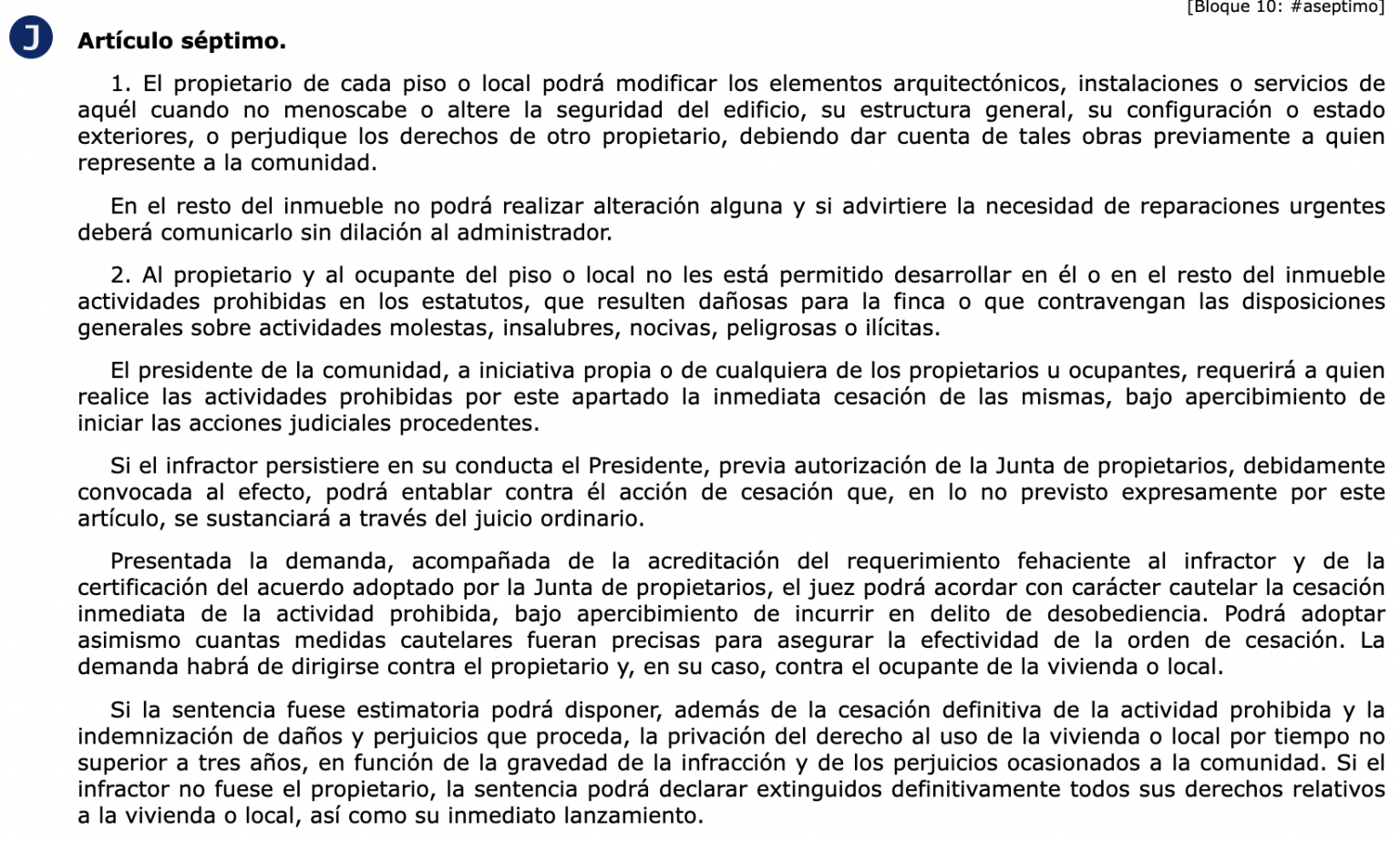 La Ley de Propiedad Horizontal lo confirma y avisa: si tu vecino hace ...
