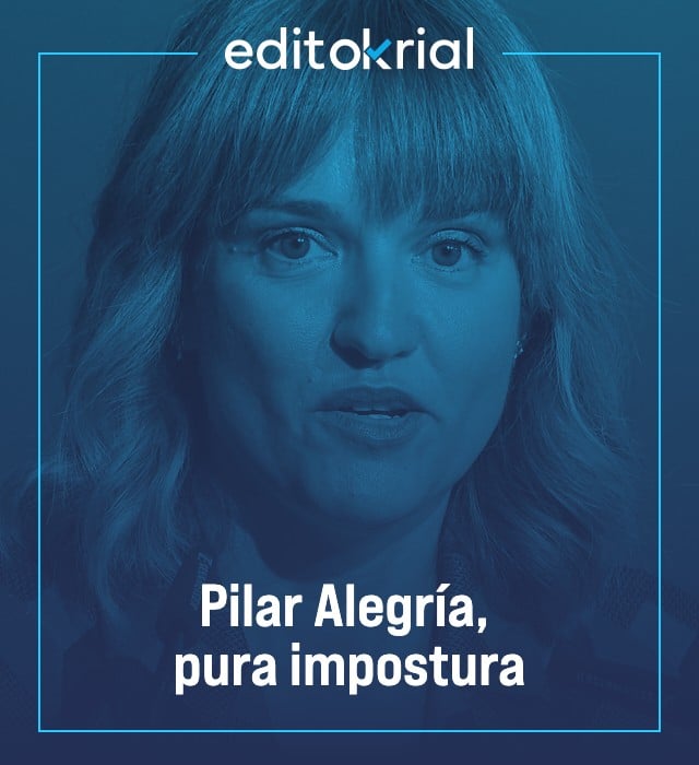 Pilar Alegría, pura impostura