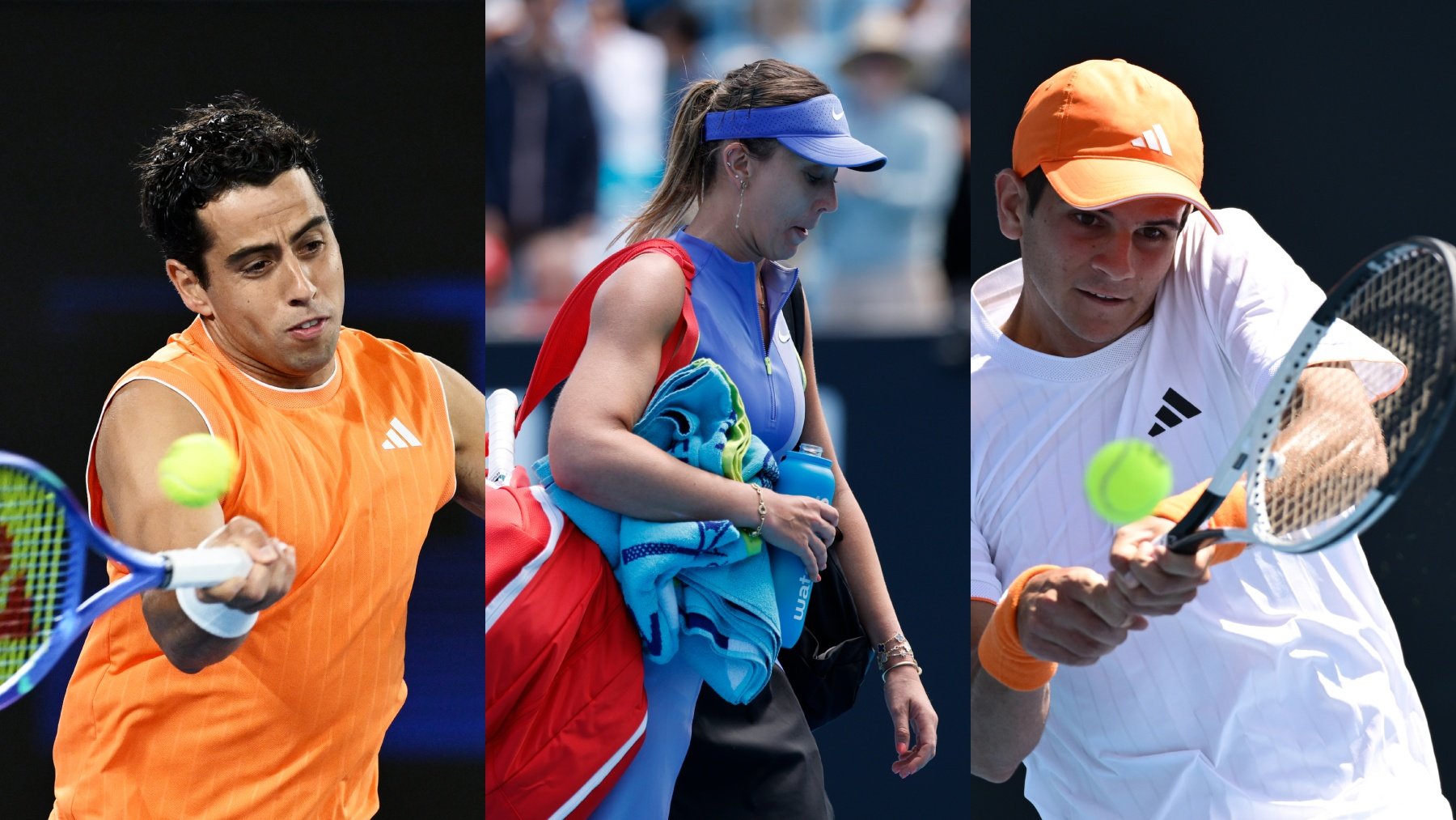 Drama para el tenis español en Australia: sólo Alcaraz y Davidovich llegan a tercera ronda