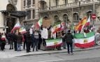 Manifestación Irán Congreso Irene Montero