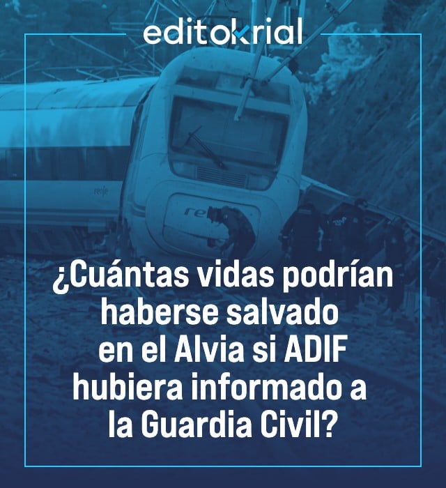 ¿Cuántas vidas podrían haberse salvado en el Alvia si ADIF hubiera informado a la Guardia Civil?