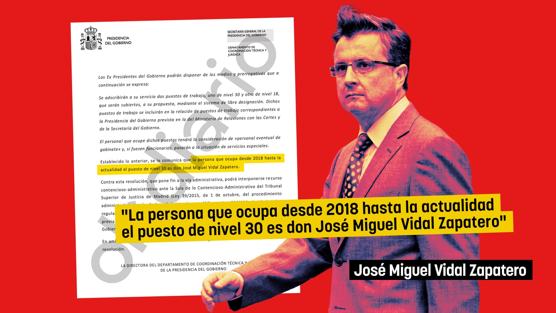 Moncloa paga más de 70.000 euros anuales al primo de Zapatero que gestiona sus negocios en Venezuela