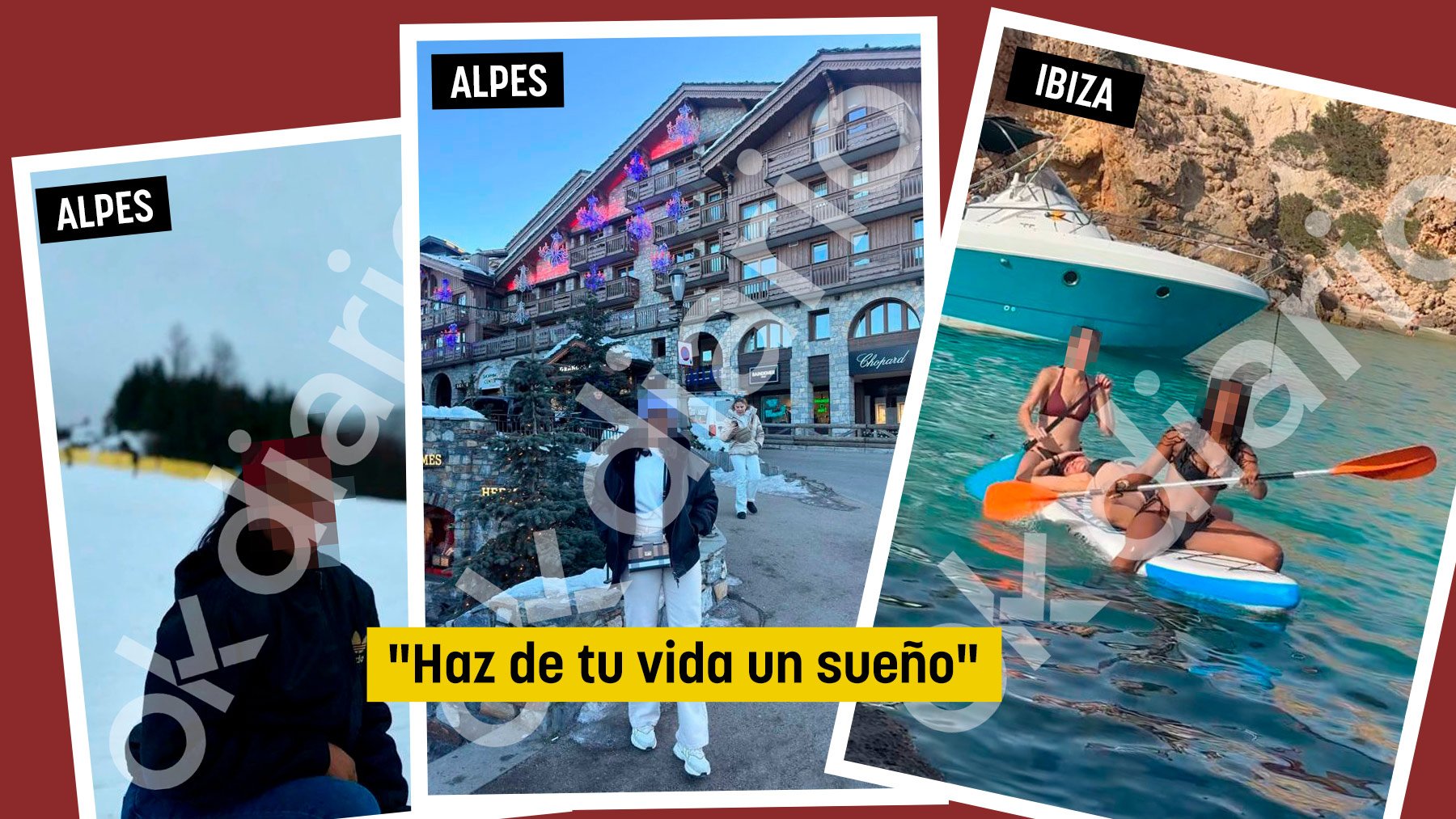 La ex empleada pasó la Navidad en la exclusiva estación de esquí de Courchevel sólo 15 días antes de denunciarle: Haz de tu vida un sueño