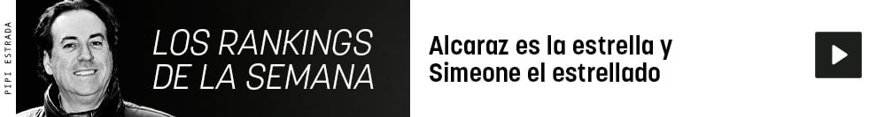 Alcaraz es la estrella y Simeone el estrellado de la semana
