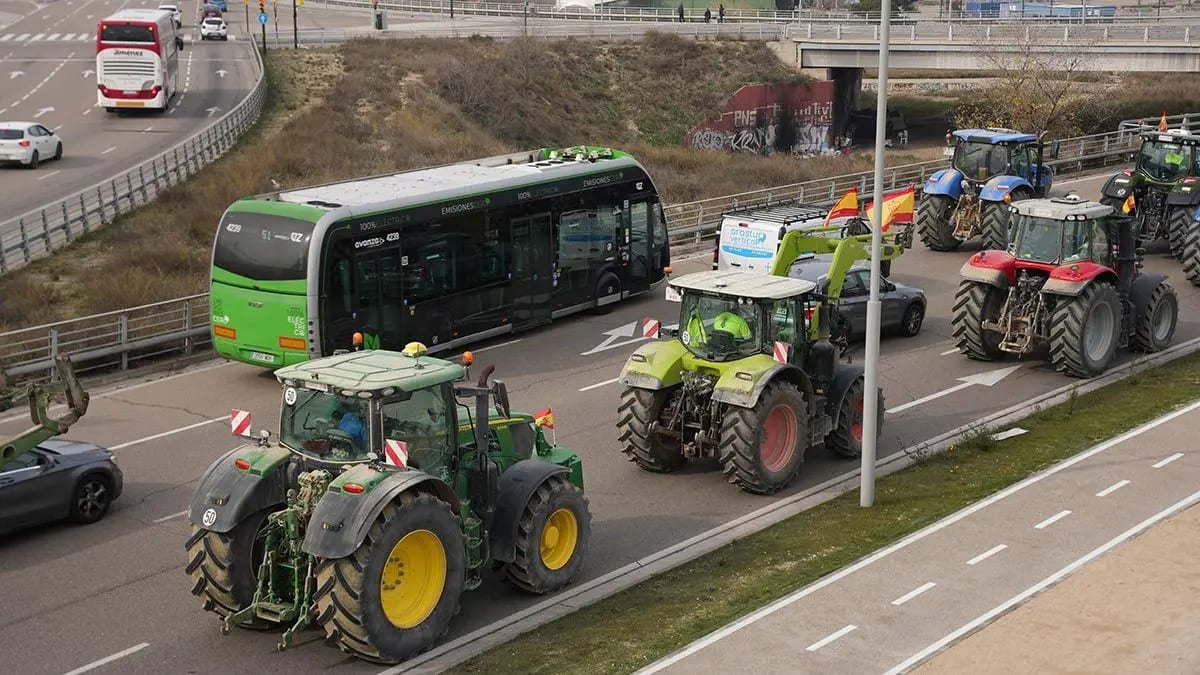 Tractorada en Zaragoza hoy: horarios, a qué hora empieza, recorrido y todas las calles cortadas