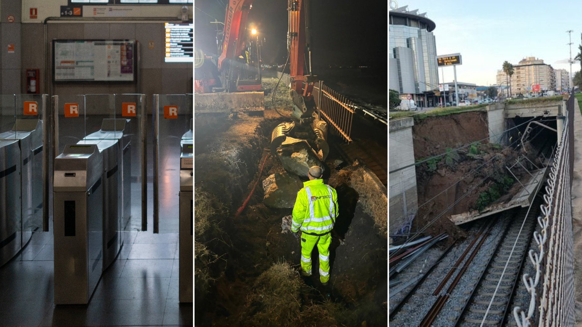Caos en Rodalies: los trenes seguirán suspendidos en Cataluña hasta este domingo por falta de seguridad