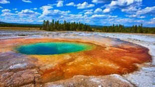 El volcán de Yellowstone
