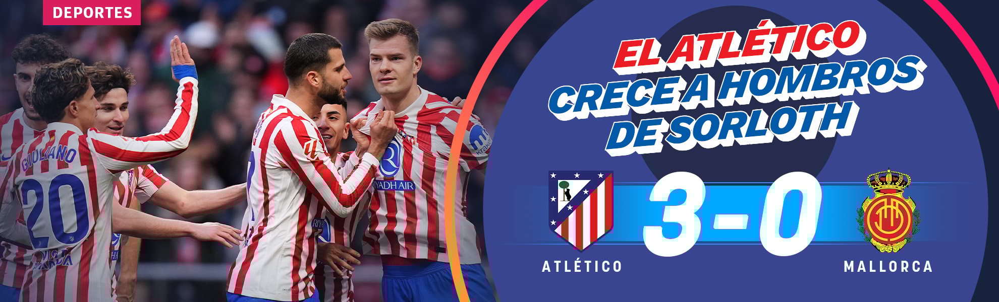 El Atlético crece a hombros de Sorloth